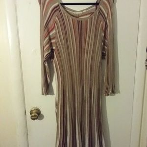 Multicultural Multicolored striped dress